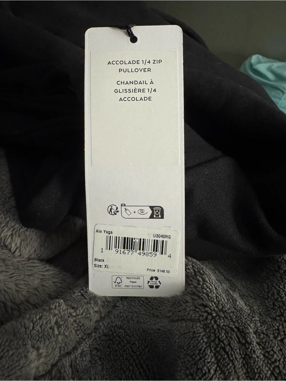 Alo Accolade 1/4 Zip Pullover